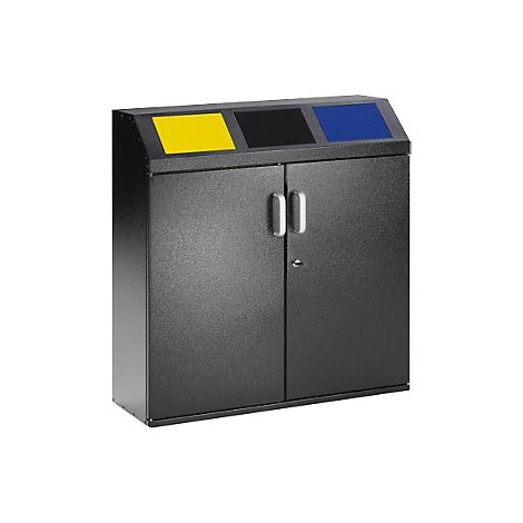 Armario para separación de materiales  capacidad 3 x 50 l 