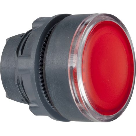 Schneider Electric ZB5AA48 Harmony ZB5AA48 Bouton-poussoir actionneur plat 1 bouton rouge décrochage (1/4)