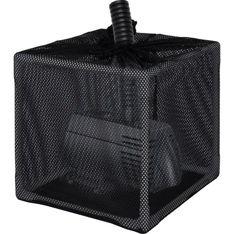 Teichfilter, Verstopfungsfreier Filter für Gartenteiche, schützender Nylon-Netzbeutel mit Kordelzug, Filterbeutel für Teichpumpe (25 cm)