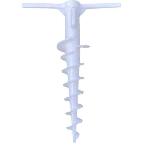 Strandzeltanker, Markisenstütze, Zeltpflock, Bodenanker, Campingpflock, Zelt, Markise, Camping, geeignet für Rohre mit einem Durchmesser von weniger als 22 mm (2 Stück) - Crezuo