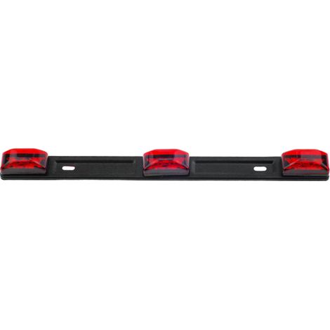 Barra de luces LED rojas de 14" con 3 lámparas para el portón trasero, repuesto para Dodge RAM 1500 2500 3500, barra de luces impermeable. (1/5)