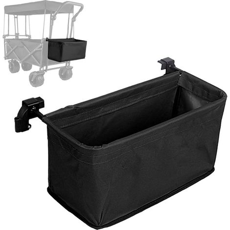Sac de rangement pliable universel pour chariot de plage et courses, accessoire amovible portable. (1/5)
