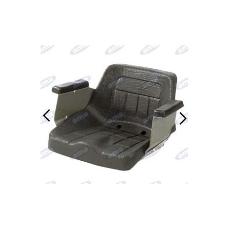 Asiento sin pintar con guías para tractor agrícola carretilla 00319