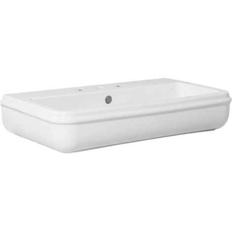 Lavabo Charme sospeso/appoggio cm. 90x46 monoforo in ceramica