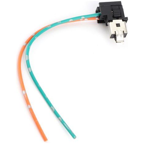 Douille d'ampoule de voiture H1 H3 à noyau de cuivre, connecteur adaptateur à deux fils positif et négatif (1/3)