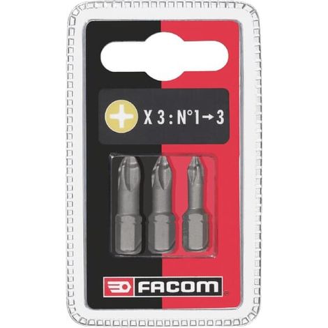Facom Bits Serie 1 High Perf - PH, 3-tlg