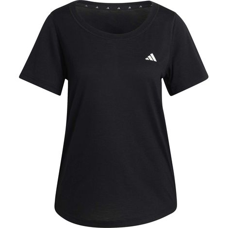 Maglietta da allenamento da donna Adidas Workout Essentials, nera, modello JY5605, taglia XS (1/5)