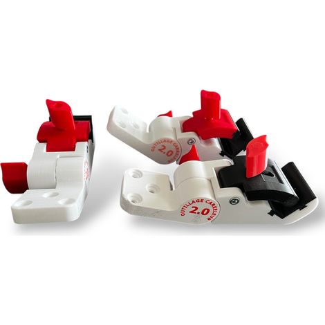 Pinces Tic & Tac x3 pour Carreleurs Positionneur Coupe Biseau 45° & Maintien Petit Format