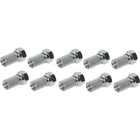 Connettore F-Type shiverpeaks bs85009-10 6,7 mm confezione 10