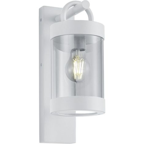Sambesi Linterna Aplique Blanco IP44 Sensor Crepuscular Trio Lighting