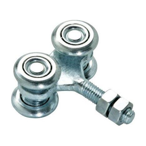 CARRELLO SCORREVOLE 4P COMUNELLO - ZINCATO 4 RUOTE D.MM 24 + PERNO 8 MA- 4 pezzi