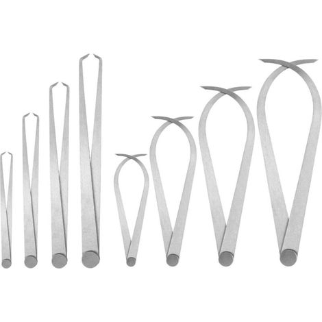 Piezas de acero inoxidable con forma de pie de 15,2 cm, 20,3 cm, 25,4 cm y 30,5 cm para esculturas de cerámica, herramientas de medición. (1/4)