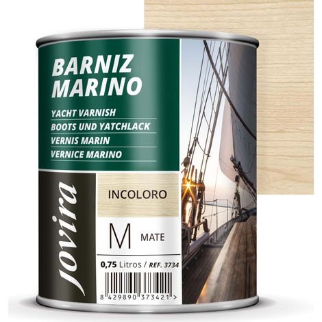 Vernis Marin Vernis bois extérieur-intérieur incolore, haute résistance dans les environnements marins (750 Millilitres, Mate) (1/5)