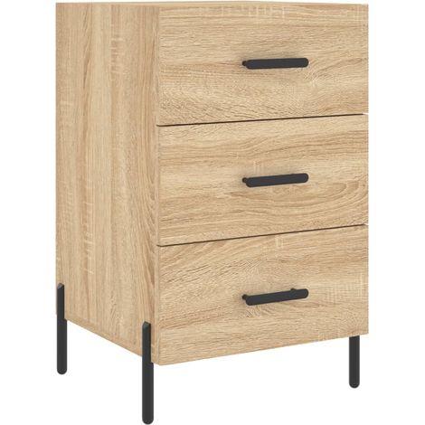 Maison Exclusive - Nachttisch Sonoma-Eiche 40x40x66 cm Holzwerkst