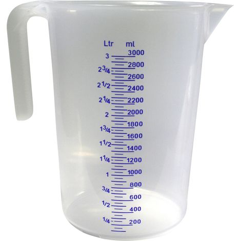 Messbecher 3 l Polyethylen