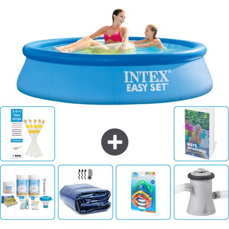 Easy Set Pool Rund - 244x61 cm - 7-teilig S108