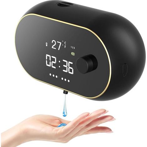 Dispenser automatico elettrico di sapone in schiuma, dispenser di sapone liquido a parete con sensore (1/5)