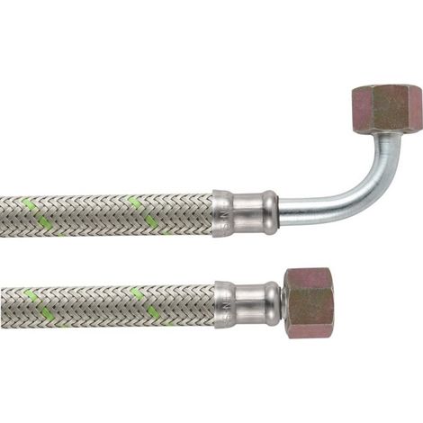 Latiguillo gasoil 1000mm 3/8 h - 3/8 h curvo