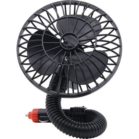 Ventilateur Voiture - 12 V - Angle Réglable - Silencieux - Portable - Pour Véhicule 12 V - 1 Pièce (1/5)