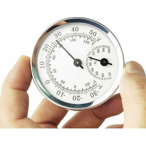 Hygromètre Thermomètre Capteur d'humidité de température intérieure Moniteur Détecteur Mesures pour Maison Garage Serre Cave à Vin, (1/4)