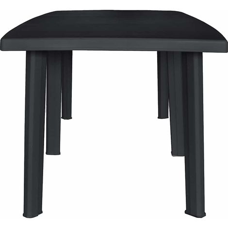 Maison Exclusive - Tavolo da Giardino Antracite 216x90x72 cm in Plastica (1/5)