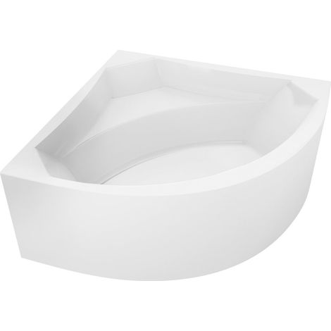 Baignoire d'angle ROSANA MONOLITH 136x136x63cm, blanc (1/5)