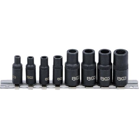 Jeu de Mandrins à Tarauds Magnétiques 6,3-10 mm - 8 pcs - Précision et Polyvalence, Acier, Pro - D-Work