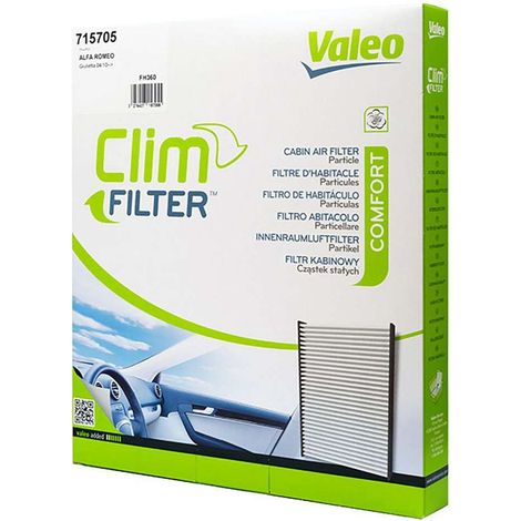 VALEO Clim Filter Comfort filtro abitacolo auto particellare Giulietta