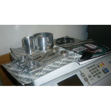 KIT GUARNIZIONI BIELLE PISTONI SEGMENTI COMPRESSORE FINI BK119 BK 119 9434B06 (1/2)