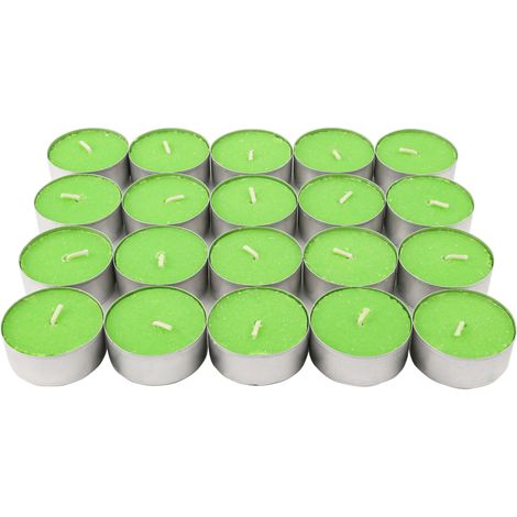20 bougies chauffe-plat en paraffine non parfumées de petite taille - Bougies sans fumée pour aromathérapie, cadeau de mariage/proposition, sceau à la cire, bougies décoratives romantiques (1/5)