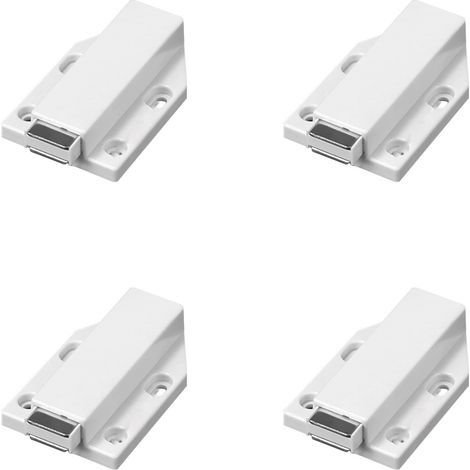 Push to Open Magnet Latch Magnetic Push Lock Door 4 Pieces Door Damper Cupboard Push Open for Cabinet Drawer System