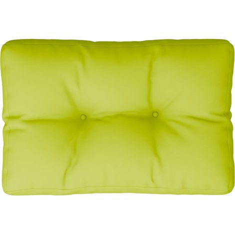 Maison Exclusive - Cuscino per Pallet Verde Brillante 50x40x12 cm in Tessuto