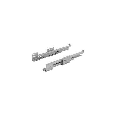 Hettich – Coulisse pour tiroir Actro avec silent system – Charge 40 kg – Sortie totale – Pour panneau 19 mm – Accessoires de fixation inclus