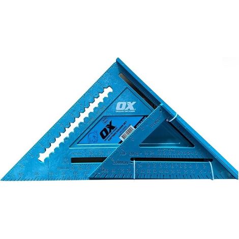 OX Tools Heavy Duty Rafters Square Set 180mm 300mm Marking Both Sides OX-T433702 (1/2)