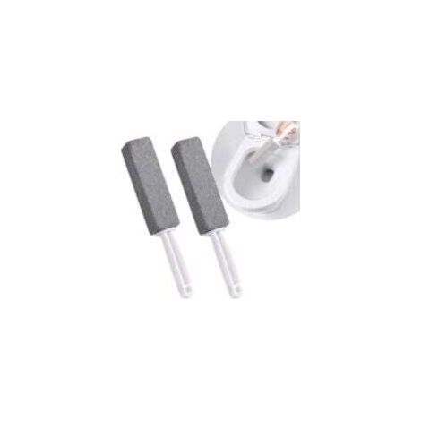 Spazzola per la pulizia in pietra pomice, lima professionale per pedicure con manico appendibile, per cucina/grill/bagno/WC/piscina, 2 pezzi - Crezuo