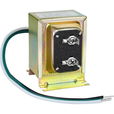 Transformateur de Sonnette 24 V CA 40 VA pour Sonnette Vidéo Filaire et Thermostats Ring, Alimentation pour Carillon de Porte Câblé. (1/4)