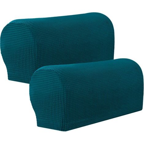 Weiche, elastische Plüsch Armlehnenbezüge, für Stühle/Sofas, Sofaarmlehnen und als Möbelschutz, 2er Set (1/5)