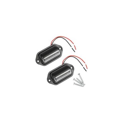 Adatto per Rnemitery – 2 fanali posteriori a LED impermeabili – 6 LED SMD bianchi – Alimentazione 12V/24V – Grado di protezione IP65, adatto per camion, rimorchi e motociclette.