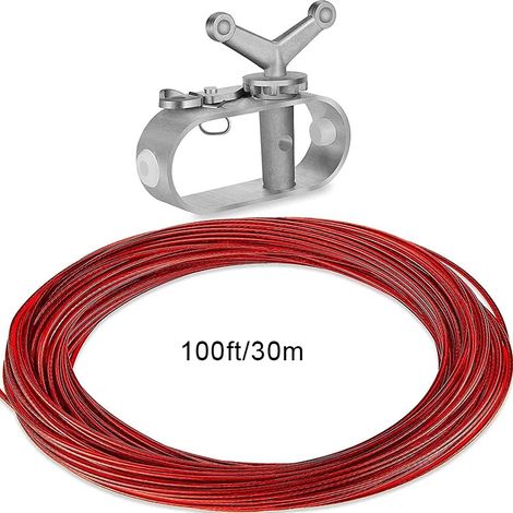 Kit de treuil pour câble de couverture - Accessoire multifonctionnel pour la fixation des couvertures de piscine hors sol (1/5)