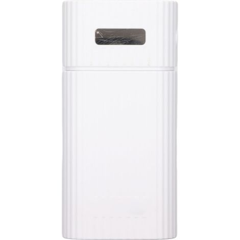 Boîtier de Banque d'Alimentation Mobile DIY H02B avec Charge Rapide TYPE-C - 2 Piles 21700 Incluses - Blanc (1/5)