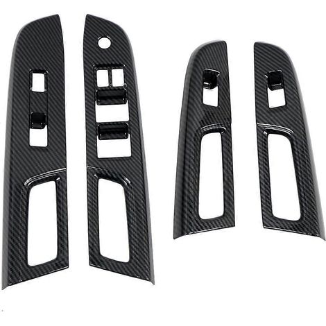 Cache-bouton de lève-vitre en fibre de carbone pour Subaru WRX/WRX STI 2015-2020 (conduite à gauche). (1/5)