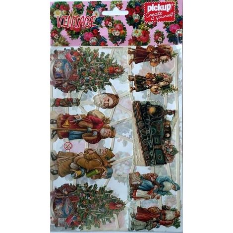 Feuille vintage 16,5 x 23,5 cm