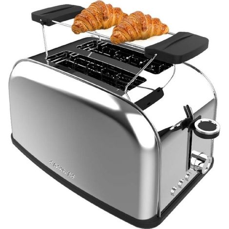 Cecotec Toastin' Time 850 tostadora de acero inoxidable compacta (1/5)