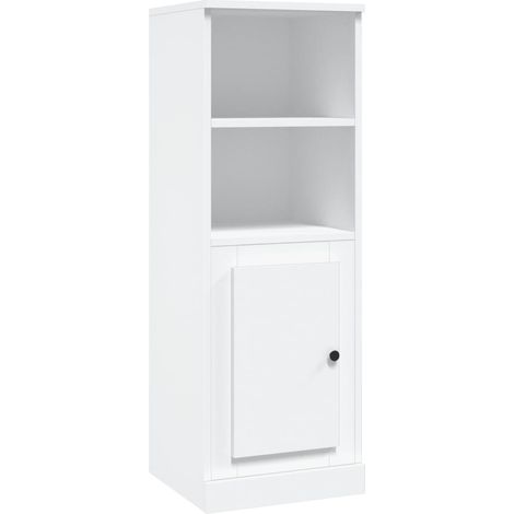 Credenza buffet cassettiera mobile contenitore organizer cucina soggiorno soggiorno alto 36 x 35,5 x 103,5 cm derivati del legno bianco 020032437