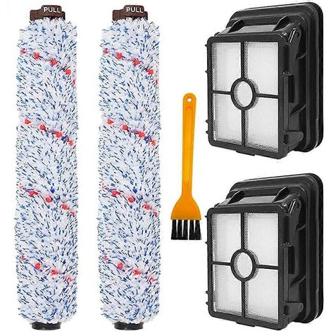 Filtre HEPA, brosse et accessoires pour aspirateur robot Bissell Crosswave séries 1868, 1785 et 17132 (pièce de rechange) (1/5)