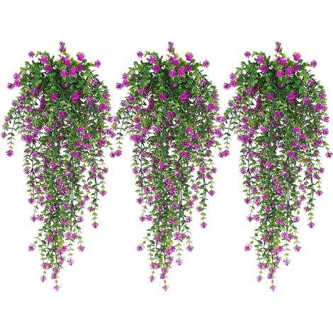 9-teiliges Set künstlicher Hängepflanzen für den Außenbereich, Hängepflanzenranken, künstliche Eukalyptusblätter und grüne Ranken, Party- und Hochzeitsdekorationen. (1/5)