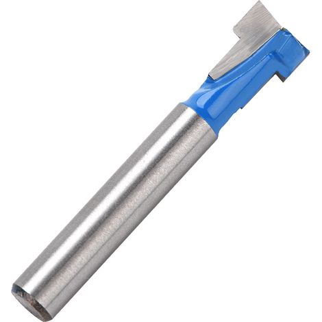 Fraise De Router Rainure En T 1/4 Pouces - Acier Allié Et Manche En Acier Carbone - Pour Bois Dur Et MDF - 1 Pièce (1/5)