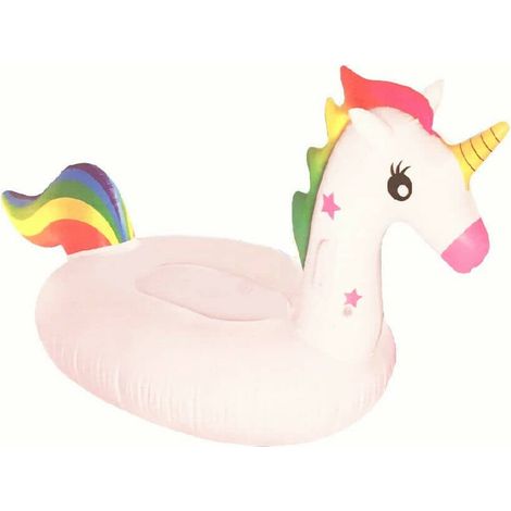 UNICORNO GONFIABILE GIOCO BAMBINI BIMBI PISCINA MARE SALVAGENTE 165x90 cm 129