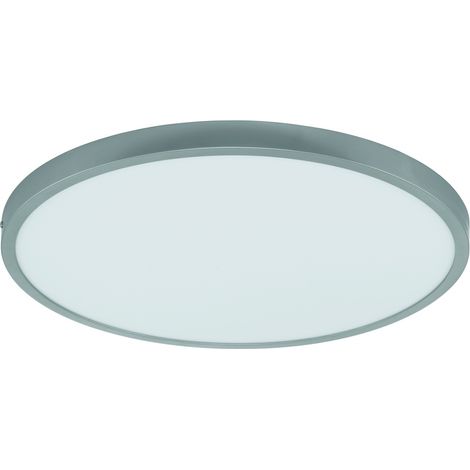 Éclairage de plafond Fueva 1 Round gris argenté 3000K - 97272