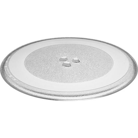 vhbw Plateau compatible avec Whirlpool MH6141XKQ, MH6141XKQ-1 micro-ondes - Plaque tournante verre, 32,4 cm, support en Y (1/3)